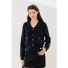 【严选】诗凡黎冬设计感海军翻领精致金属扣针织衫SEB231281 商品缩略图0