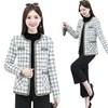 春秋新款小香风外套女大码时尚妈妈装洋气显瘦减龄毛呢外套女JZ- ncwCzwNQ 商品缩略图4