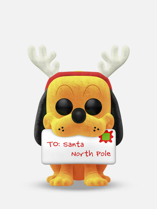 Funko POP Disney Holiday Pluto动画迪士尼假日布鲁托植绒限定款手办 66369 商品图3