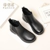 信诺真皮切尔西靴2023新款冬季加绒女靴子中年妈妈短靴软底烟筒靴23M868-7D 商品缩略图8