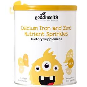 好健康goodhealth新西兰原装进口好健康钙铁锌营养包多维生素宝宝儿童辅食营养补充-HJK-023914