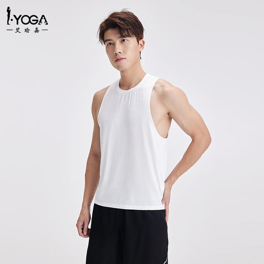 IYOGA运动健身休闲男无袖背心MB002 商品图1
