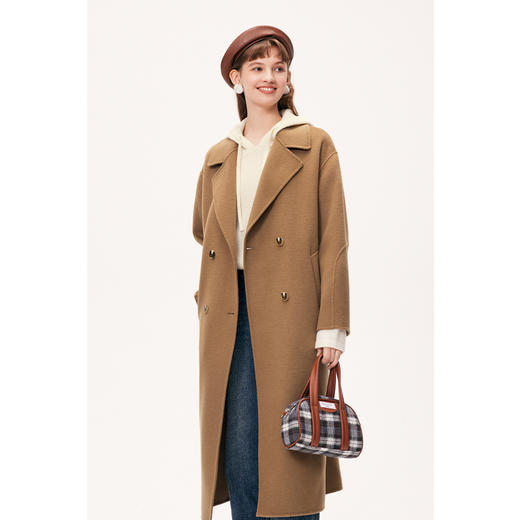 【严选】诗凡黎冬经典西装领大衣7EA370801 商品图4