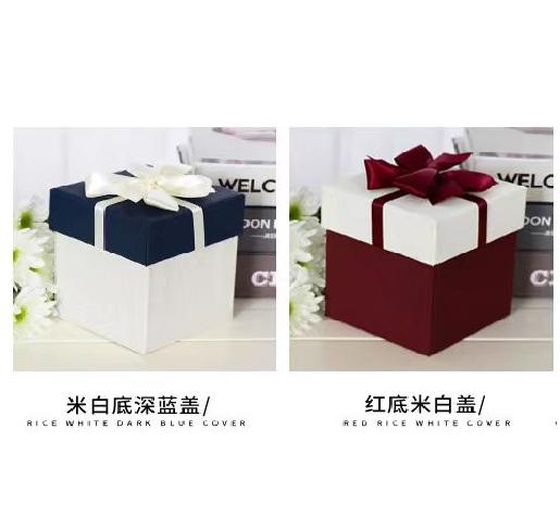 QT-LH-138/139 正方体手提礼盒+袋（4号/3号） 商品图0