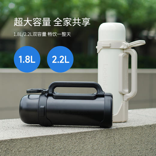 乐扣乐扣（LOCK&LOCK）保温壶大容量户外水壶旅行便携家用304不锈钢车载按压式 LHC1477 商品图2