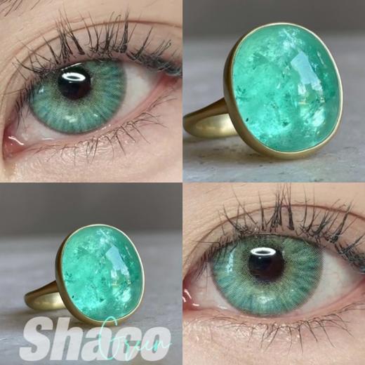 正品年抛 | Cococon系列纽约绿美瞳 | 直径14.5着色直径13.8 | 韩国产 商品图3