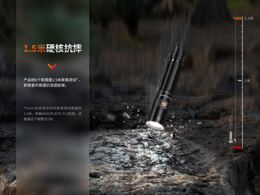 Fenix LD30R小巧便携式18650大泛光强光远射手电居家旅行18650电池 商品图12