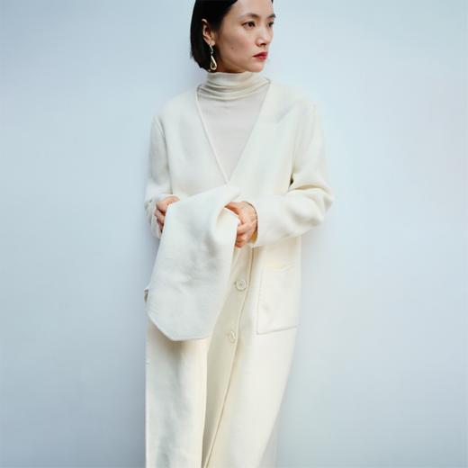 LIYIHAN 围巾式双面呢大衣 Y234D11702 商品图1