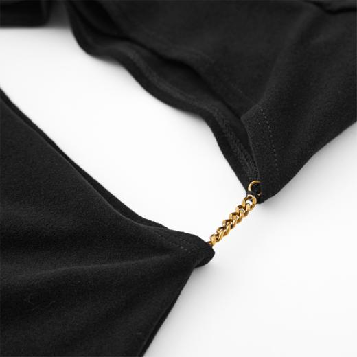 LIYIHAN 不规则褶皱打底衫 Y233S00390 商品图5