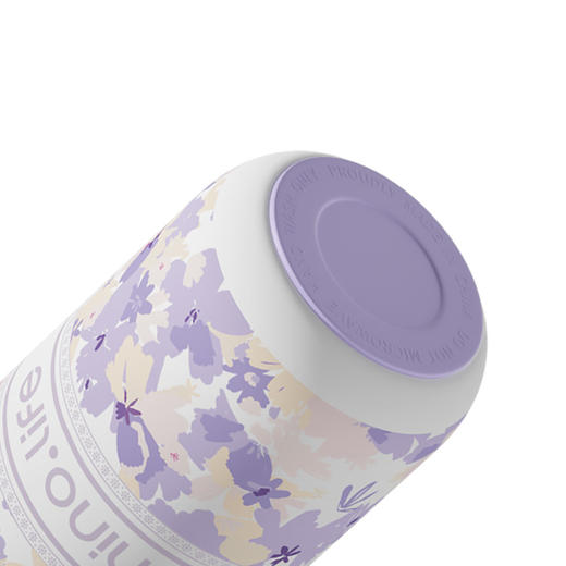 TD50202606 独角犀元气茶水分离杯陶瓷内胆丁香紫 商品图4