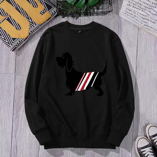 【独特的印花设计，让你眼前一亮！】卫衣男2023潮牌，运动秋冬新款，男式宽松大码圆领印花网红款打底上衣lm 商品图14