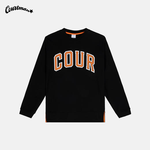 【挺阔版型 美式字体 亮色点缀】美式字体球衣印花设计 面料挺阔 开叉有亮色点缀 上身以后在百搭的同时又显身材 行动间橙色若隐若现 辨识度极高 商品图5