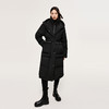 【严选】伊芙丽冬户外风腰带设计工装口袋长款羽绒服1EA980621 商品缩略图3