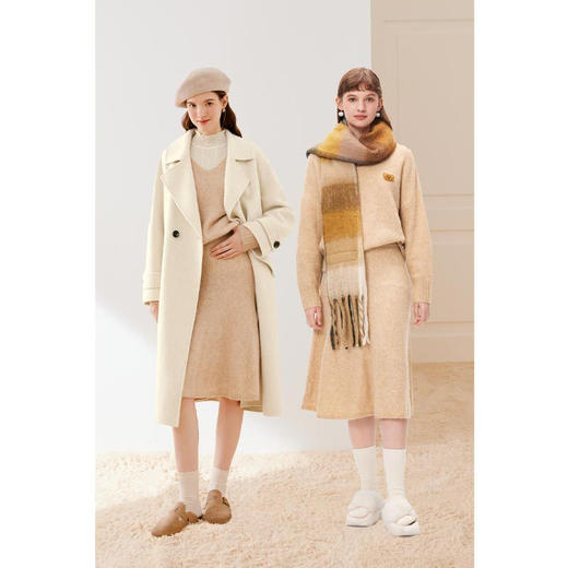 【严选】诗凡黎冬V领套头毛衫SEA490761 商品图1