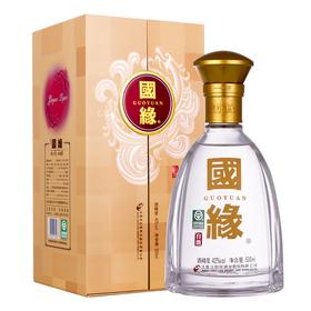 今世缘 国缘对开 柔雅型白酒 42度500ml *1瓶
