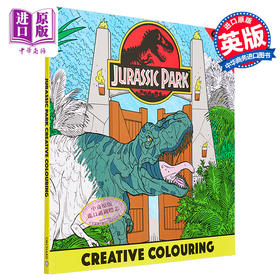 【中商原版】侏罗纪公园官方创意涂色书 英文原版 Orchard Books Official Jurassic Park Creative Colouring