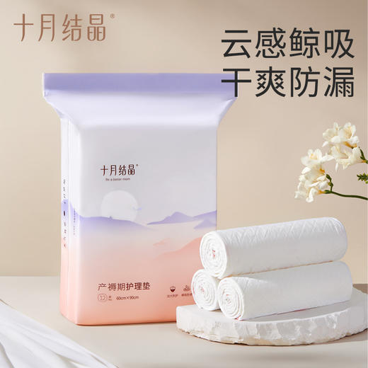 孕产妇产褥垫大号60*90cm12片  赠【女性湿巾20抽*3包】 商品图7