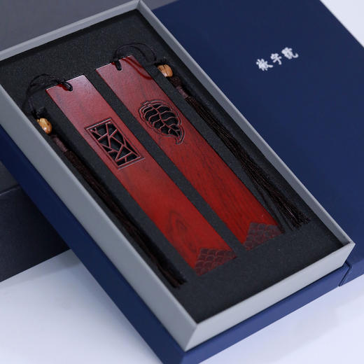 红木书签°单片/双片/可定制 商品图0