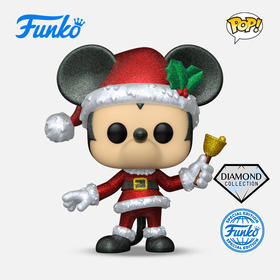 Funko POP Disney Holiday Mickey(DGLT)动画迪士尼假日米奇闪粉限定款手办 66438