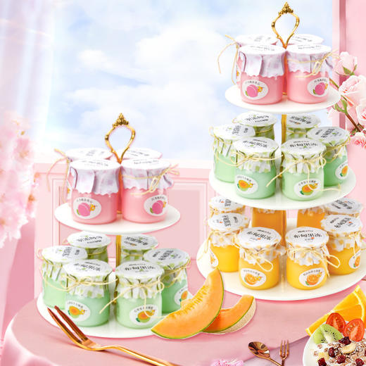 【嫩滑解腻纯纯奶香！水果味布丁】儿童放心吃，樱桃小丸子水果味布丁布甸果冻伴手礼烘焙小店儿童酸奶健康 商品图1