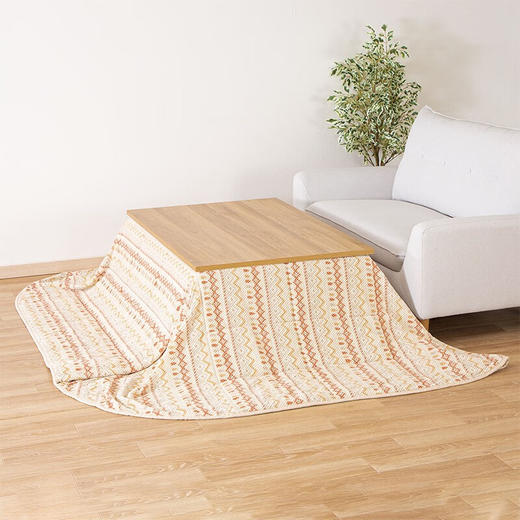 两用暖桌盖被 棕色/假日 商品图0