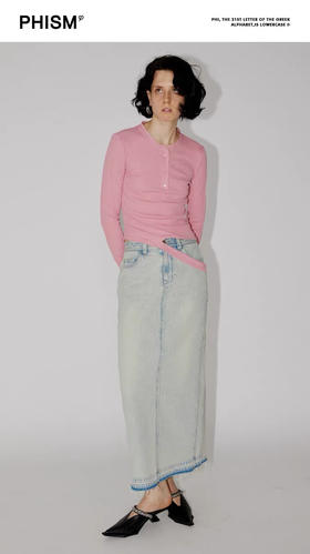 不对称下摆打底