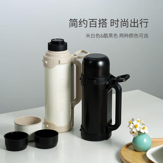 乐扣乐扣（LOCK&LOCK）保温壶大容量户外水壶旅行便携家用304不锈钢车载按压式 LHC1477 商品图3