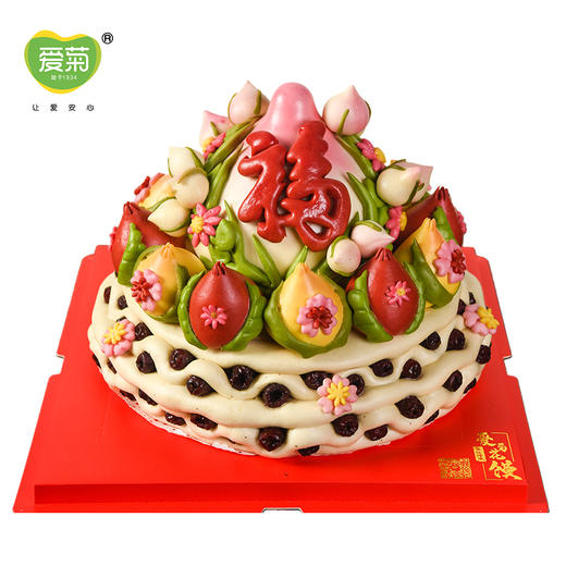 【爱菊花馍】重阳节花馍A款 12寸 商品图0