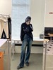 老米优品🎈大爱神裤！媲美专G品质《3D立体切割设计🍂复古做旧水洗窄版直筒牛仔裤》微拖地，复古，显瘦好版型！ K231008B 商品缩略图5