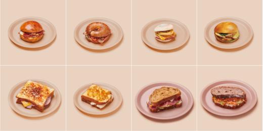 “主厨冷冻”早餐三明治组合（任选5款） 商品图0