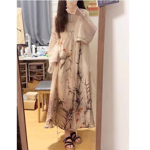 裁缝学苑AX124国风新中式旗袍纸样女装盘扣苎麻连衣裙背心裙样衣 商品图5