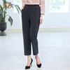 佐尔美秋冬新款 休闲百搭松紧腰长裤女E14KC30 商品缩略图3