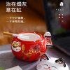 诺轩八方来财创意招财猫防飞烟灰缸家用带盖子糖果收纳摆件饰品 商品缩略图4