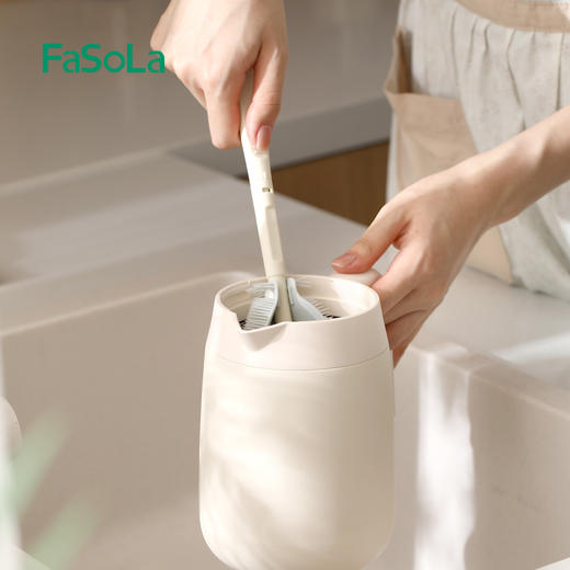 FaSoLa可拆卸水杯清洗神器洗杯子长柄家用多功能无死角小刷子清洁神器 商品图5