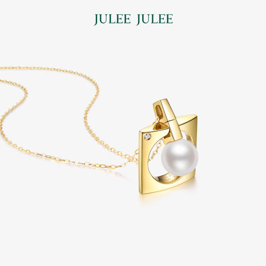 【方圆】JULEEJULEE茱俪  18K黄金珍珠吊坠戒指耳钉套装 商品图4