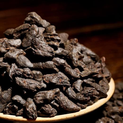 【持久更耐泡！普洱熟茶】茶香连绵，过节送礼，甘甜饱满，粘稠丝滑，碎银子网红500g普洱熟茶茶化石耐泡健康 商品图1