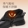 信诺真皮切尔西靴2023新款冬季加绒女靴子中年妈妈短靴软底烟筒靴23M868-7D 商品缩略图1