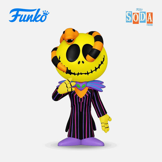 Funko POP SODA苏打罐迪士尼圣诞夜惊魂骷髅杰克与蛇限定荧光款手办 64967 商品图0