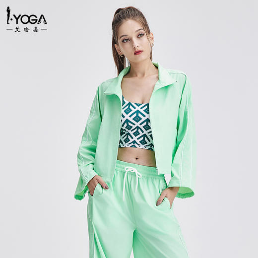 IYOGA小清新户外运动瑜伽休闲百搭外套J028 商品图0