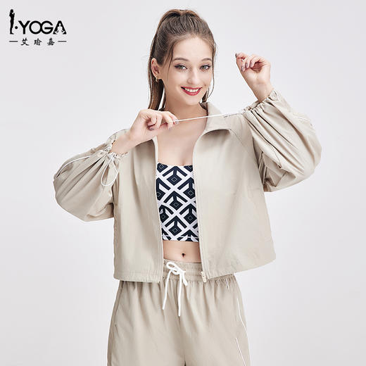 IYOGA小清新户外运动瑜伽休闲百搭外套J028 商品图6