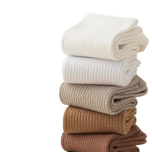 「10双装！数款组合」袜子男秋冬加厚保暖中筒袜 纯色高橡筋运动袜吸汗配饰 商品图4