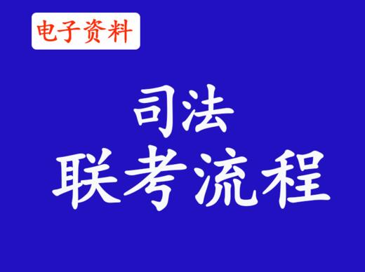（9）司法联考流程 商品图0
