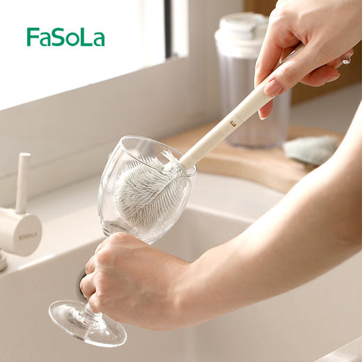 FaSoLa可拆卸水杯清洗神器洗杯子长柄家用多功能无死角小刷子清洁神器 商品图9