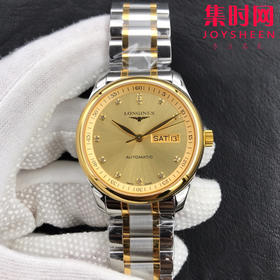 新升级版 浪琴v3名匠双历系列😎ི 间金数字面 经典爆款推荐，原装级蓝宝石镜面，表盘38.5mm 316L精钢表壳表带 ETA2836-2自动上链机械机芯