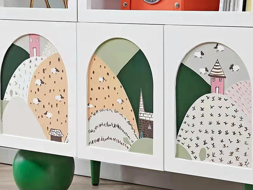 栖居简者展示柜E1级密度板[免费送装，偏远地区除 外] 商品图3