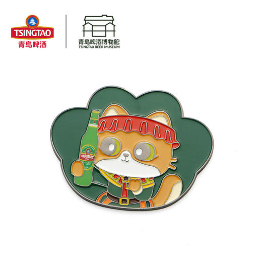 【青岛啤酒博物馆】啤皮猫夜光猫爪酒瓶冰箱贴 青岛啤酒 官方文创 商品图4