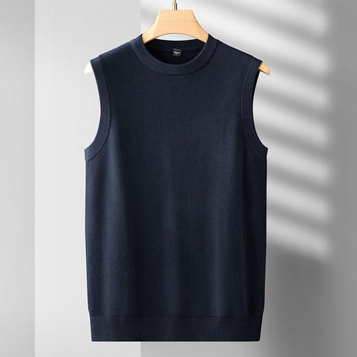 【新款DDS】大依优型大码男装毛衫背心马甲坎肩男士加肥加大肥佬胖子针织衫毛衣上衣 商品图2