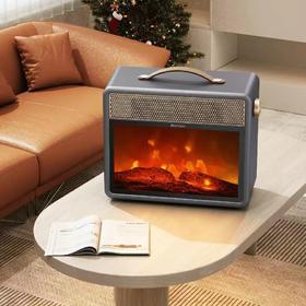 (包邮)百斯腾新款f1火焰炉取暖器（两种颜色）
