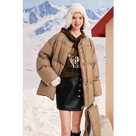 【严选】诗凡黎冬经典无领设计感羽绒服SEA480301