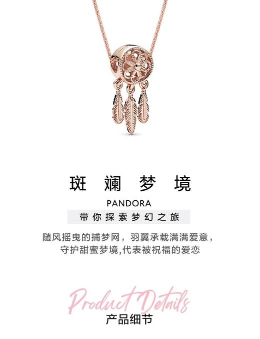 Pandora潘多拉斑斓梦境镂空银河项链 情侣款 商品图3